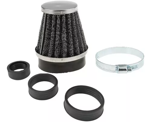 Filtro De Aire Para Moto De 60 Mm Con Gomas Ajustables-2
