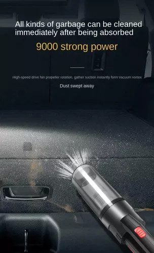 Aspiradora Portátil Inalámbrica Recargable Filtro Lavable-2