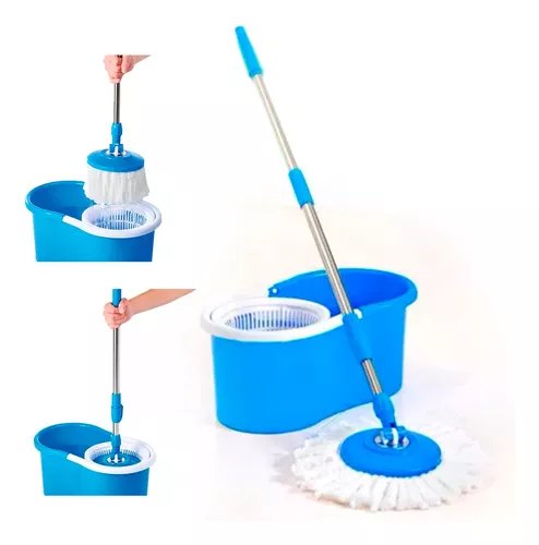 Trapeador Giratorio Mopa 360° Metálico En Varios Colores-5