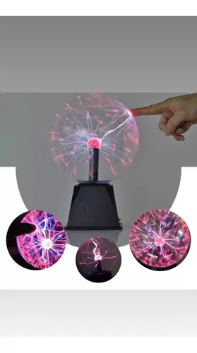 Tesla Lámpara De Mesa Plasma Interactiva Energia Escritorio-6