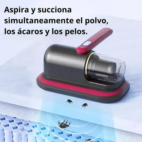 Aspiradora Inalámbrica Anti Acaros Eliminadora Al Vacío-2