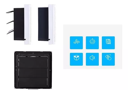 Extractor Montado De Pared Grado Comercial Baño, Cocina 220v-3
