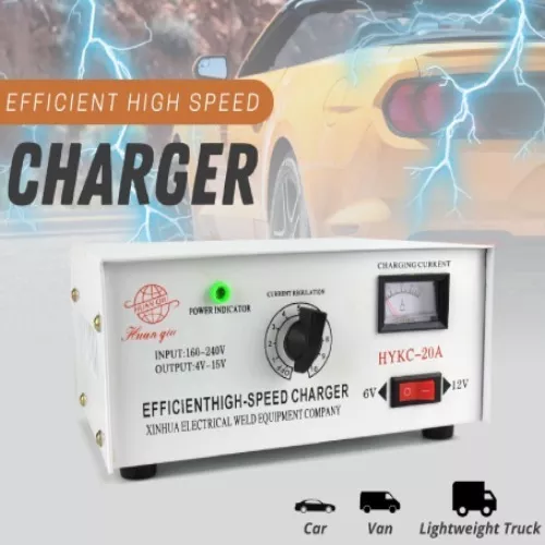 Cargador De Batería Para Automóvil 12 Volts 20 Amperes-6