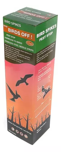 Púas Antipalomas Pack X5 Alambre Acero Inofensiva-1
