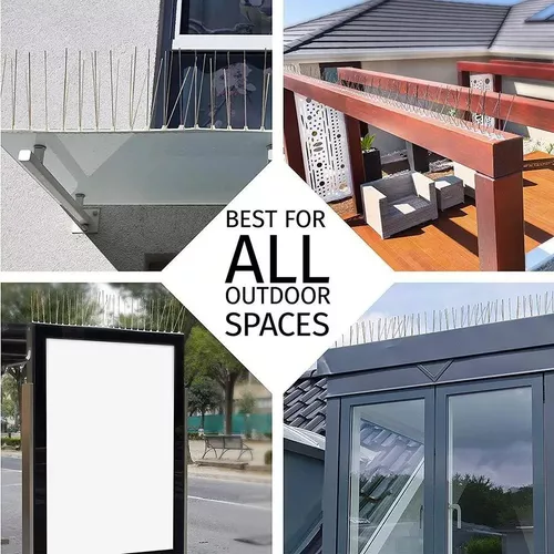 Púas Antipalomas Pack X5 Alambre Acero Inofensiva-7