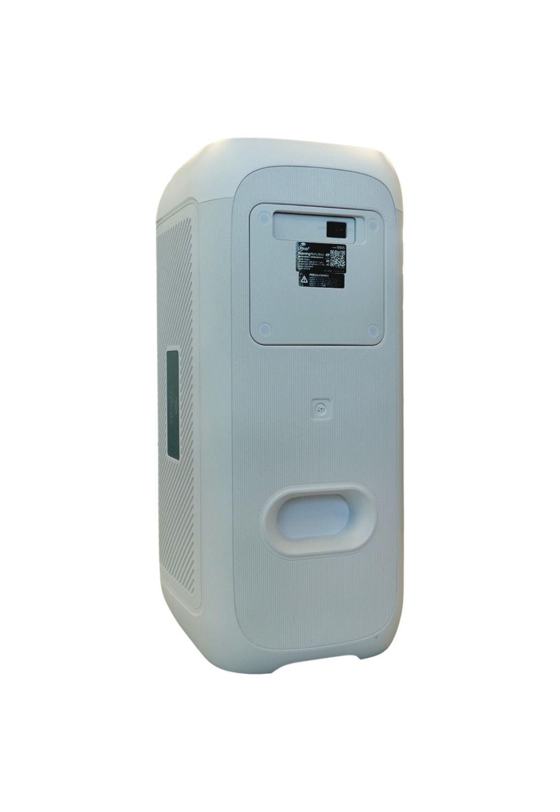 Parlante Karaoke 6" Flaming Party Bass White MicWireless 45W-4