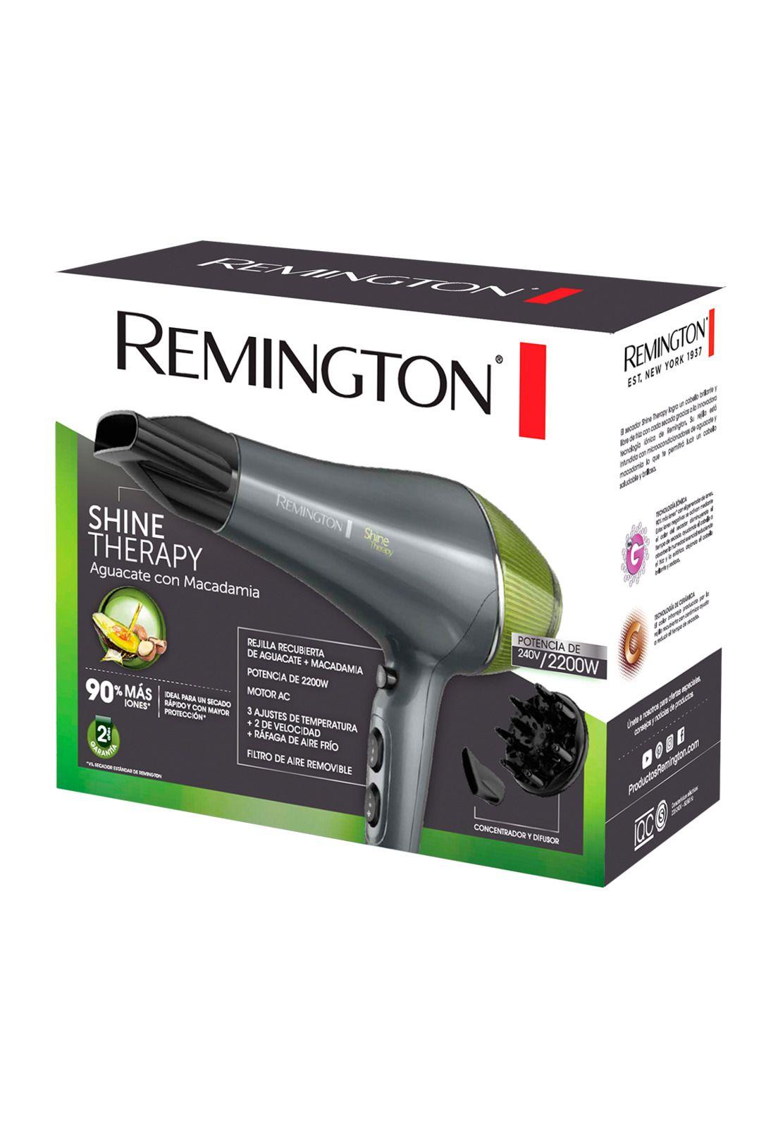 Secador Remington D18A Shine Therapy Iones Palta y Macadamia-5