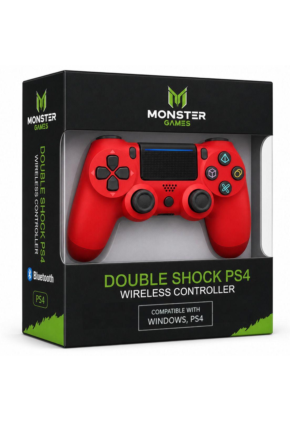 Gamepad Inalámbrico Monster Multiplataformas Rojo-5