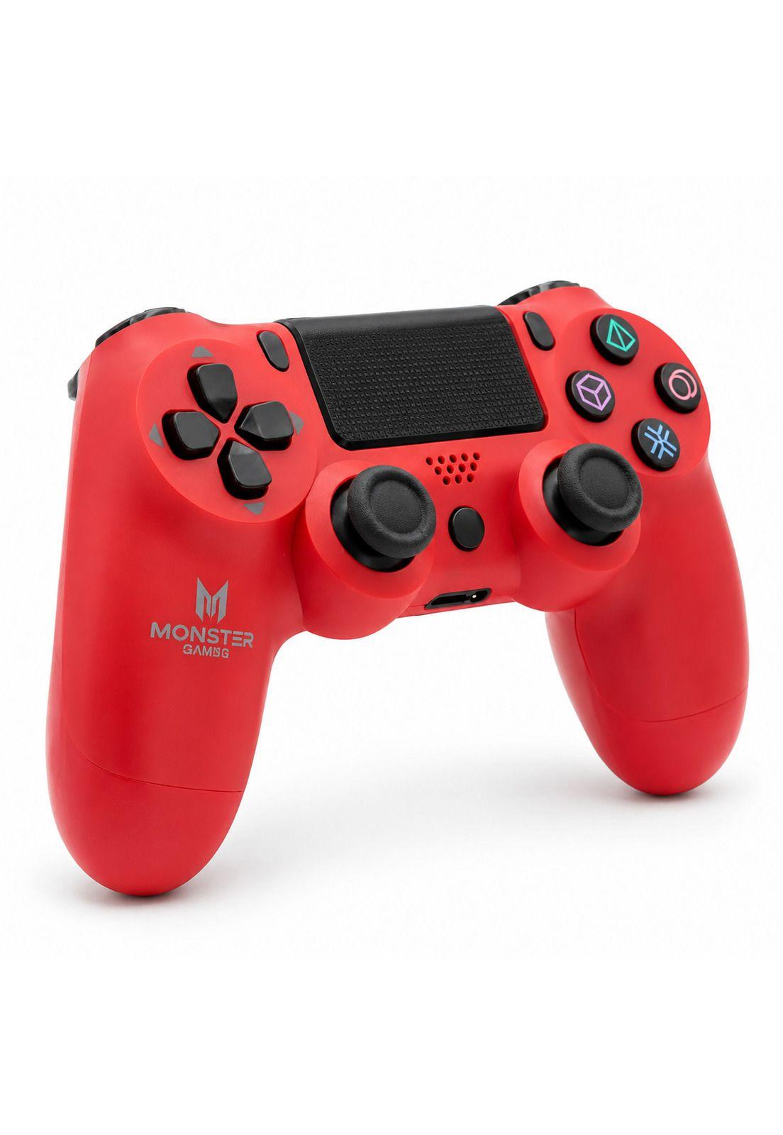Gamepad Inalámbrico Monster Multiplataformas Rojo-3