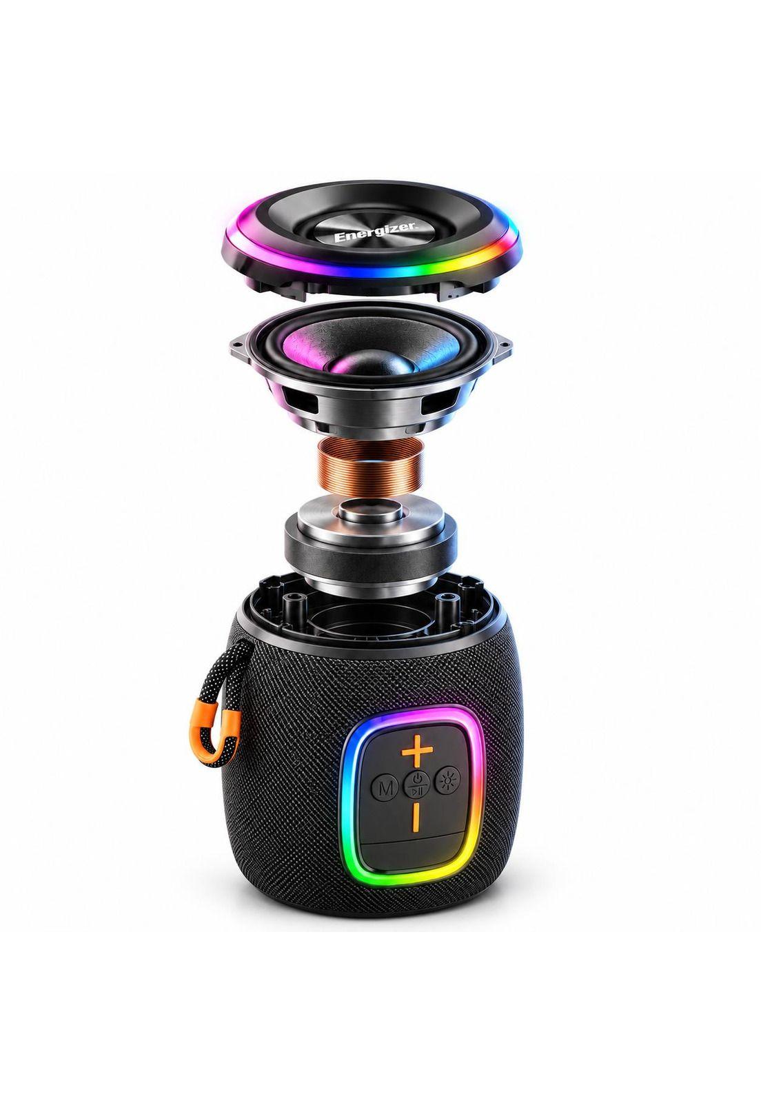 Parlante Bluetooth RGB Portátil Energizer 8W con Power Bank-2