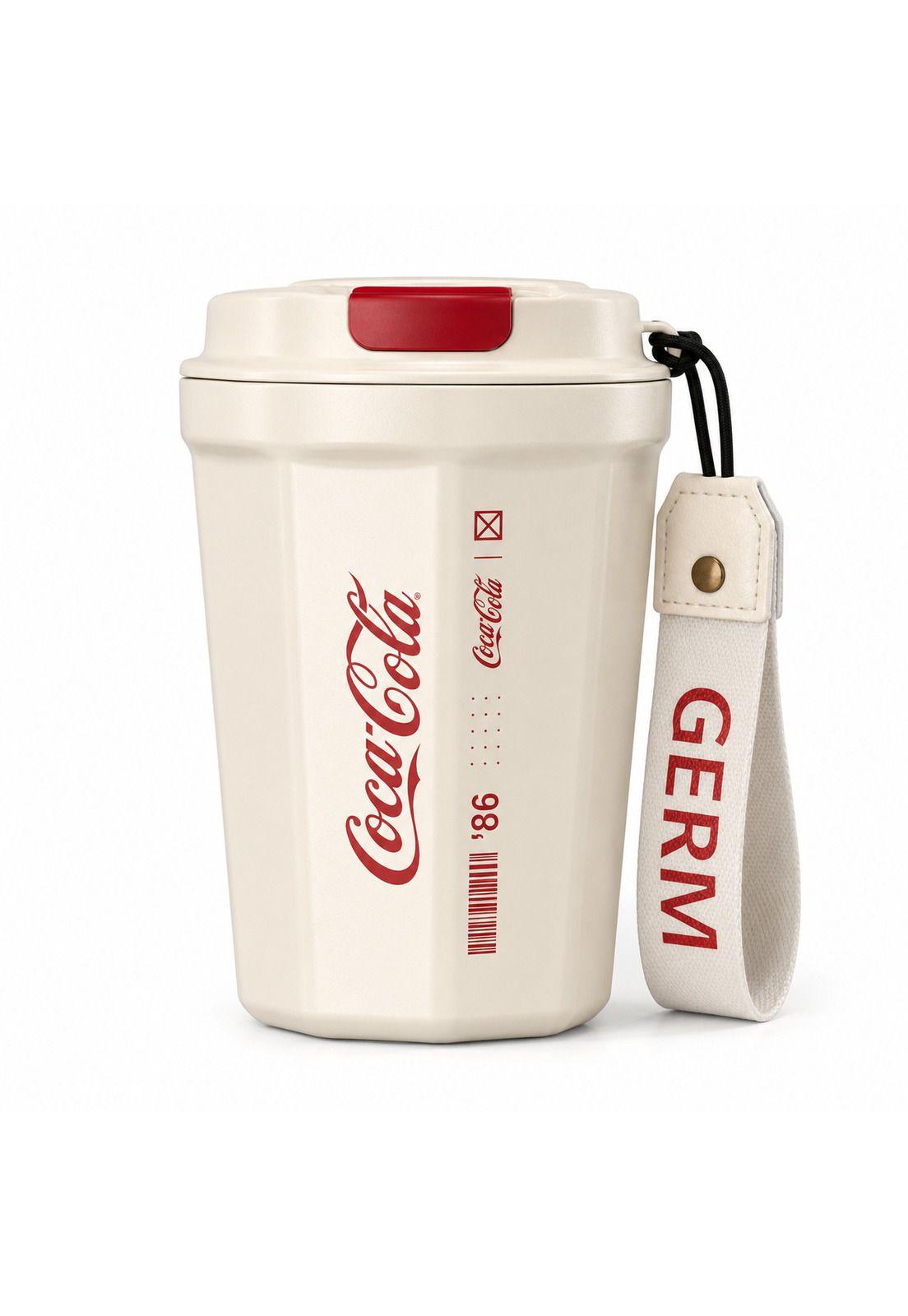 Vaso Termico MUG Germ Coca-Cola Acero Inoxidable 390ML White-0