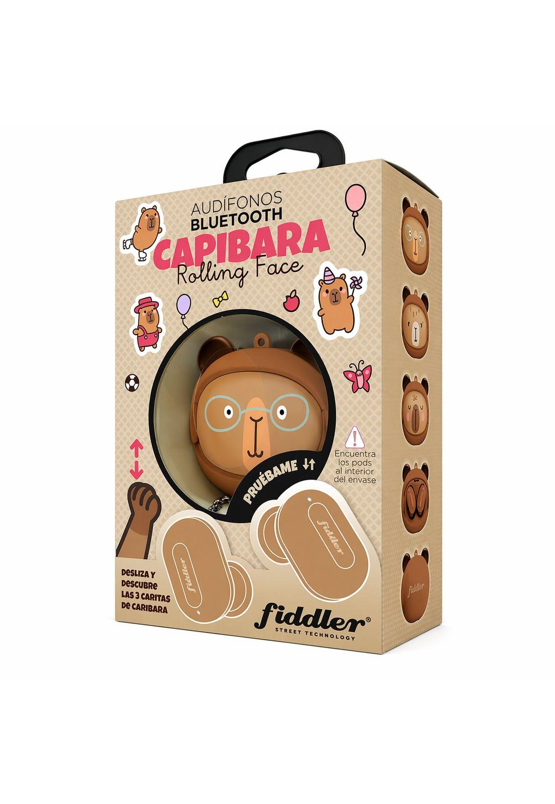 Audífonos Bluetooth Capibara Rolling Face  In Ear TWS-7