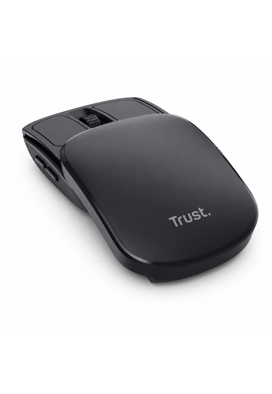 Mouse Inalámbrico Trust Zylo Plegable Ultra Compacto USB-C 2G-2