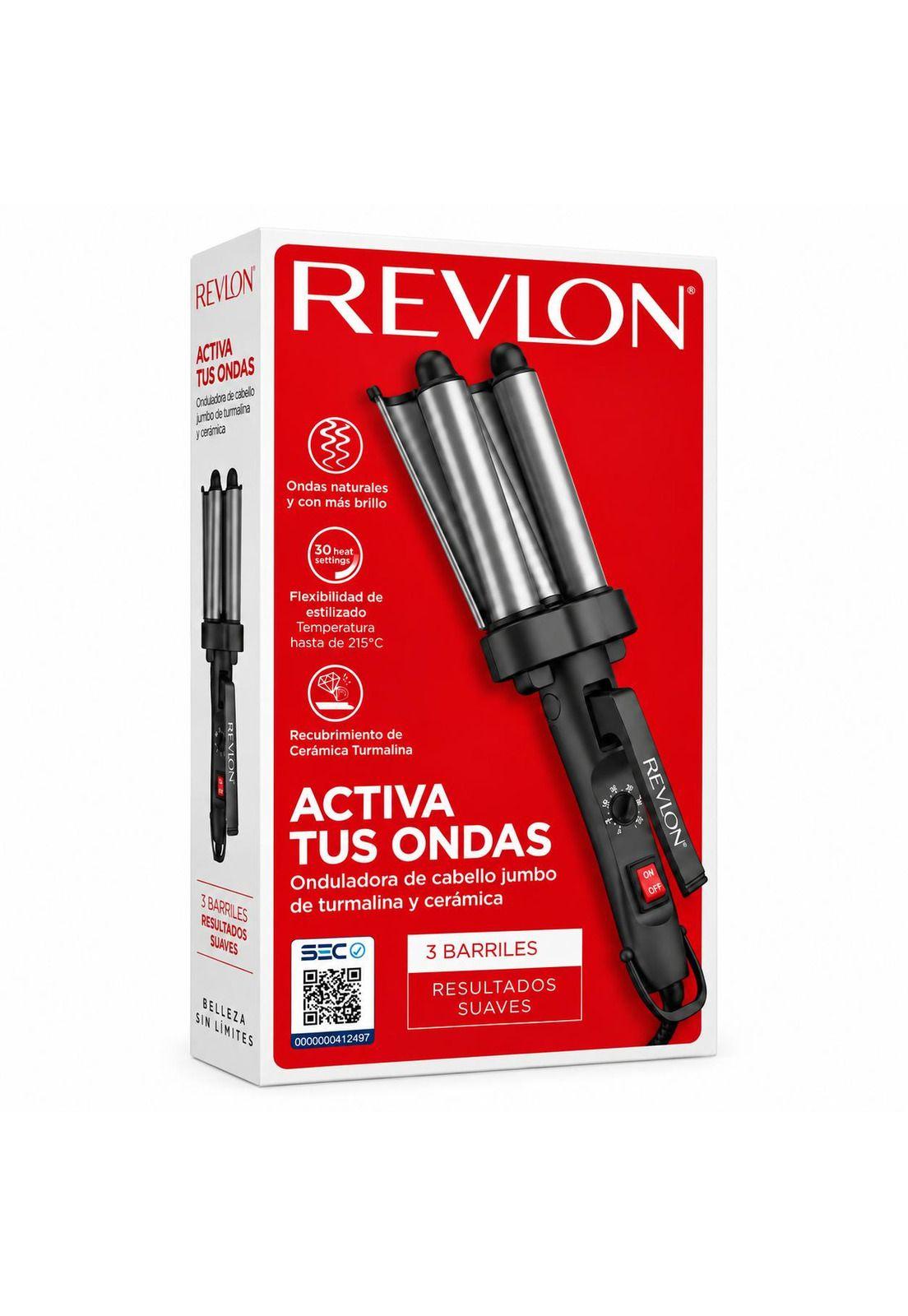 Ondulador de Cabello Revlon Jumbo Turmaline & Ceramic RV084L-1