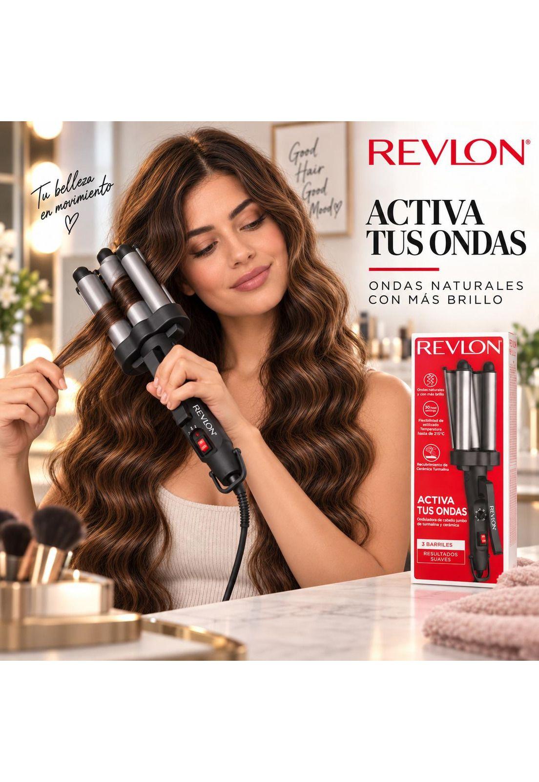 Ondulador de Cabello Revlon Jumbo Turmaline & Ceramic RV084L-5