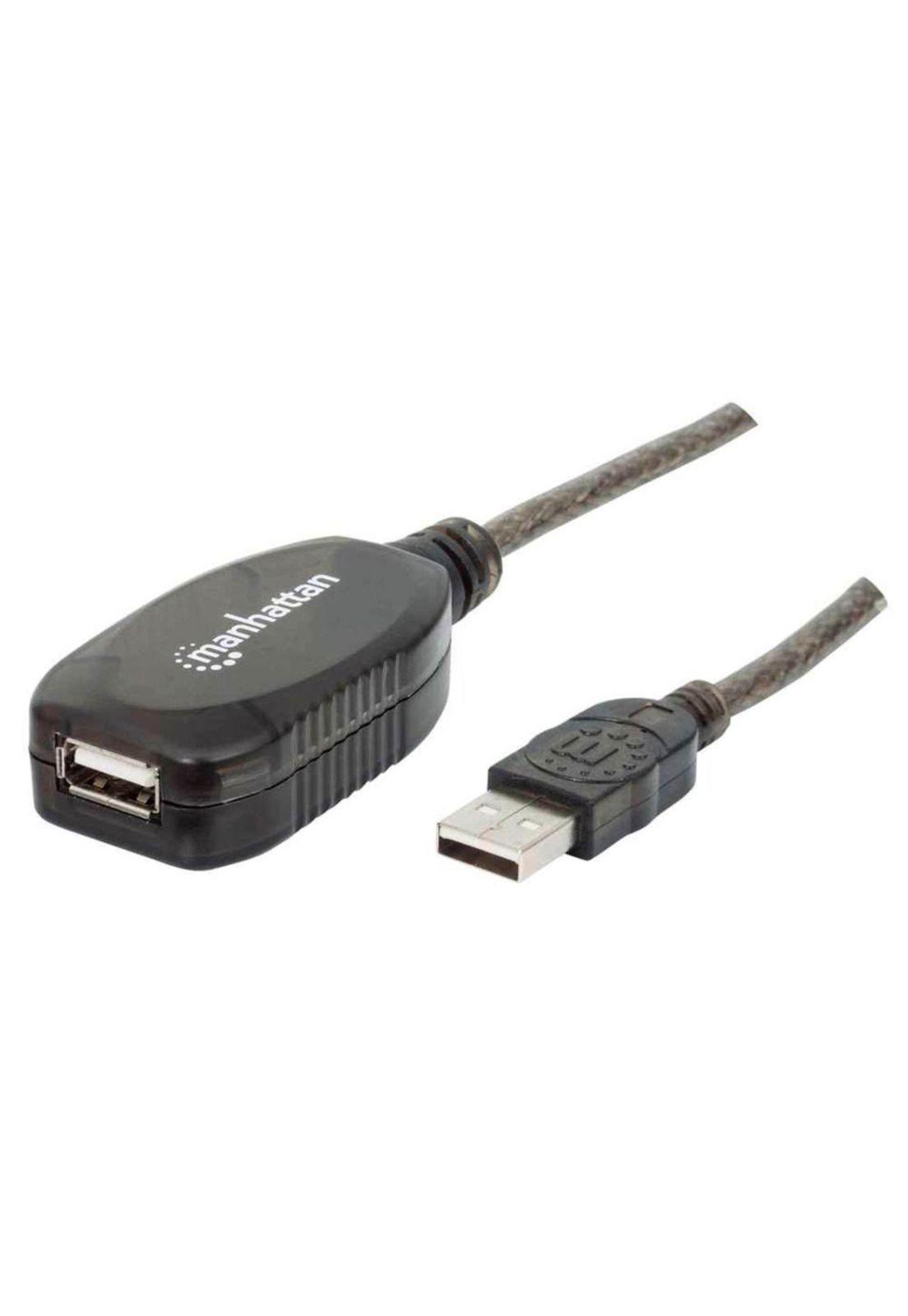 Extensión USB Activa de 10m High Speed Manhattan 151573-2