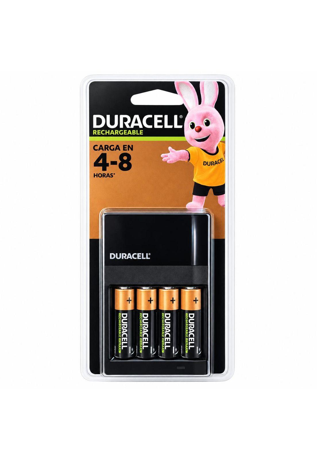 Cargador de Pilas Duracell  + 4 Baterías A A Recargables-8