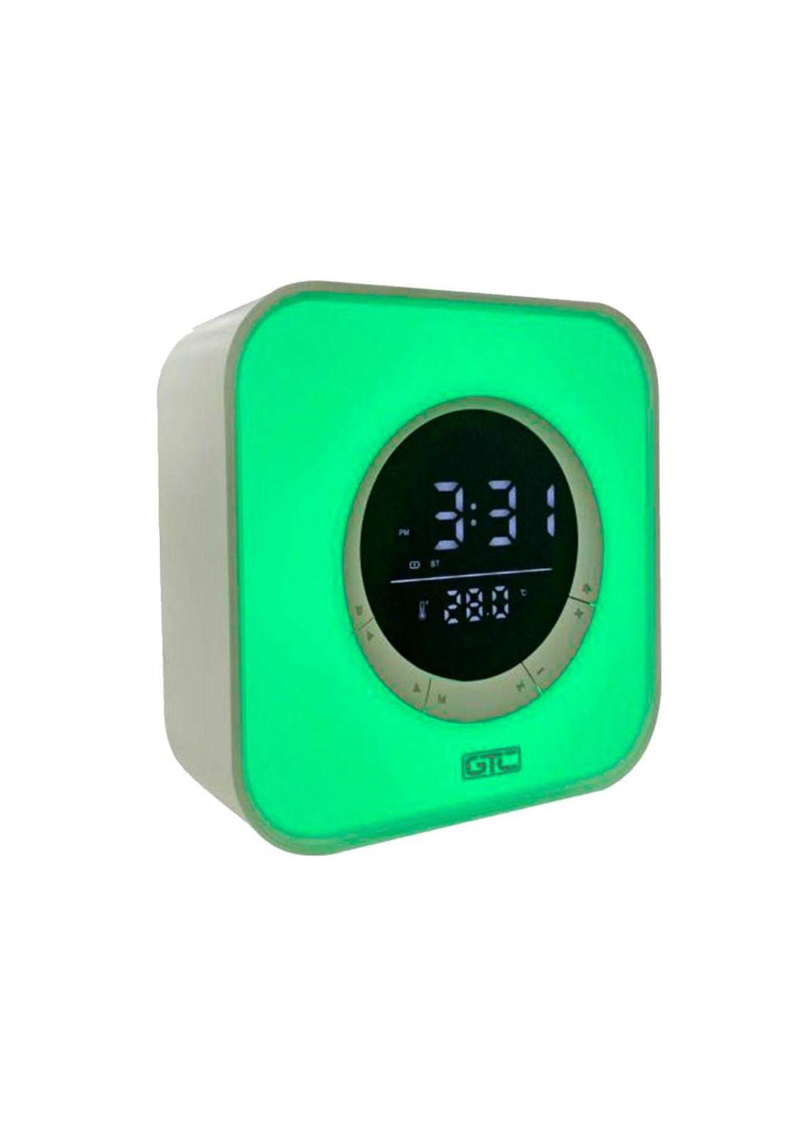 Parlante Bluetooth RGB Despertador Reloj Temperatura SPG-134-2