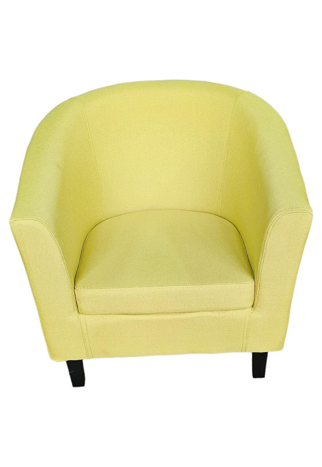 Poltrona Moderna de Descanso Individual Deluxe Mostaza-2