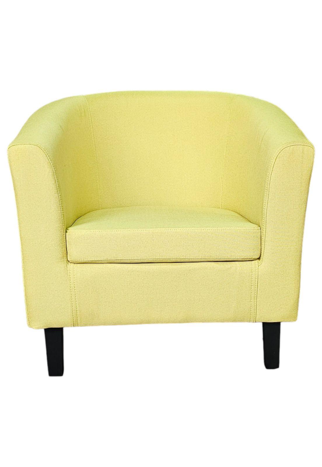 Poltrona Moderna de Descanso Individual Deluxe Mostaza-4