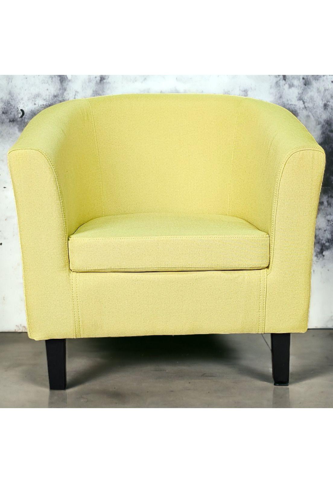 Poltrona Moderna de Descanso Individual Deluxe Mostaza-6