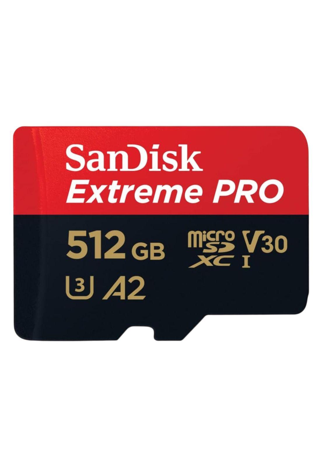 Memoria Micro SD SanDisk 512GB Extreme PRO Black 200Mbps 4K-3