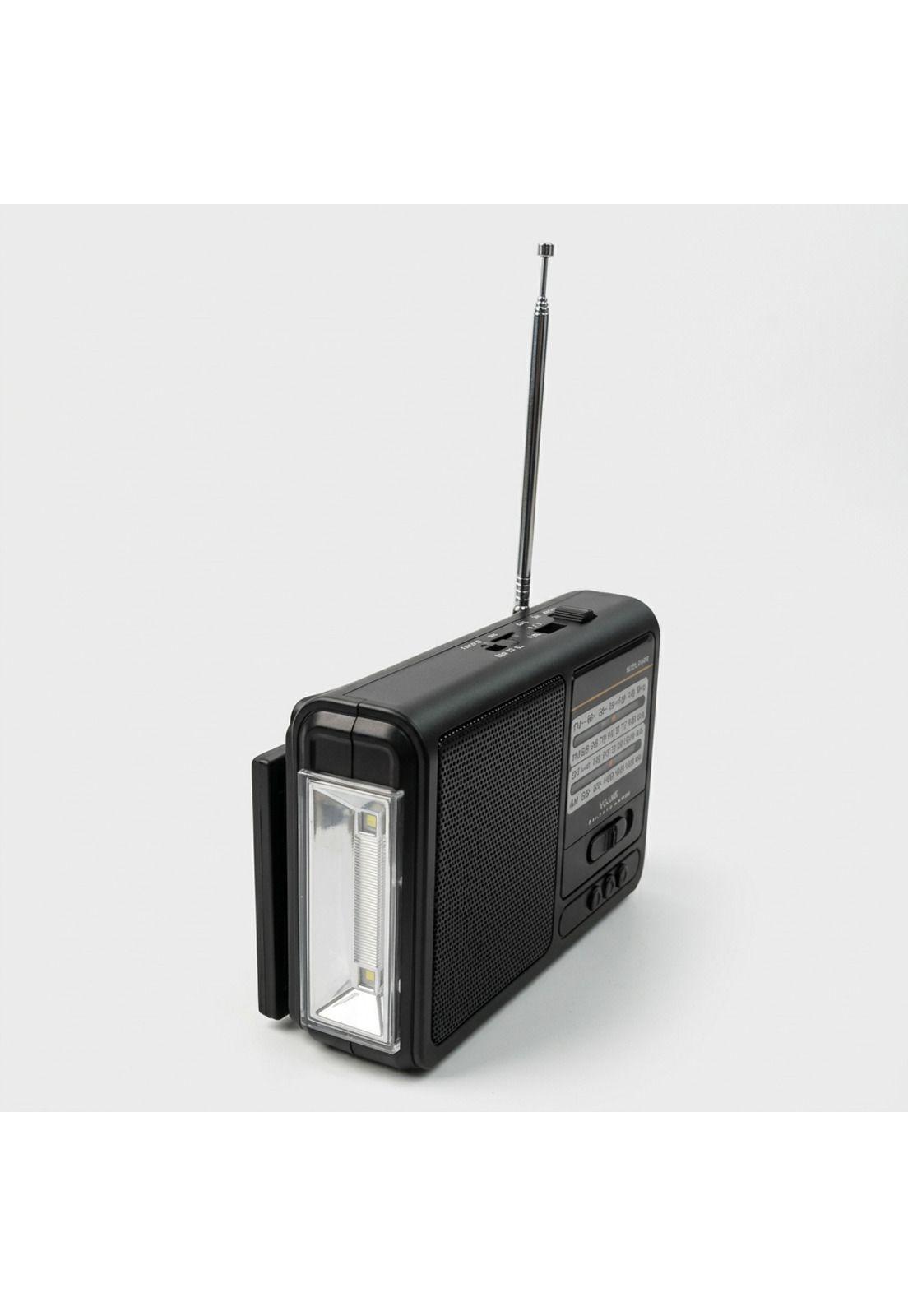 Radio Solar Recargable Multibanda AM/FM/ SW/MP3/SD/ Linterna-2