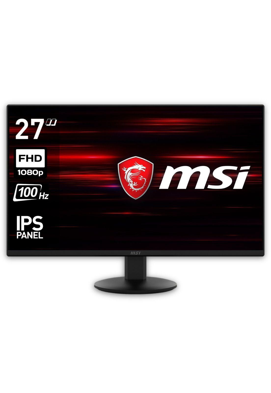 Monitor Gamer MSI PRO 27" Full HD 100HZ+ HDR Ultra Light IPS-3