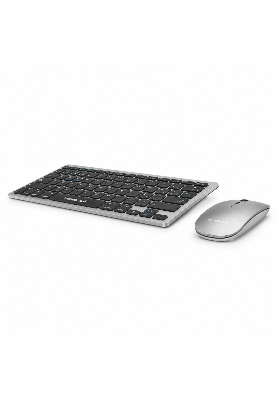 KIT Teclado y Mouse Inalámbrico Conexión Bluetooth + USB 2G-1