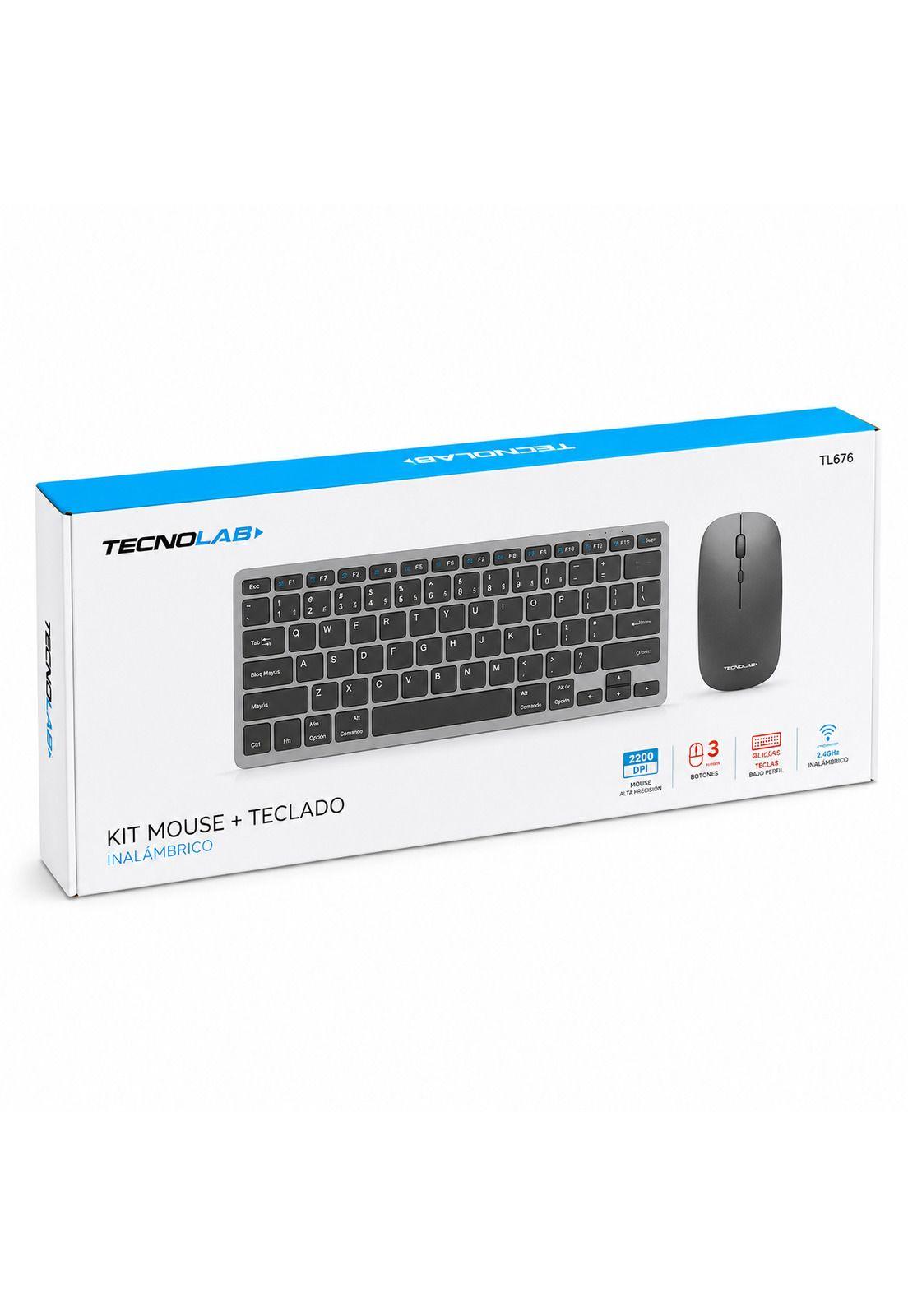 KIT Teclado y Mouse Inalámbrico Conexión Bluetooth + USB 2G-9