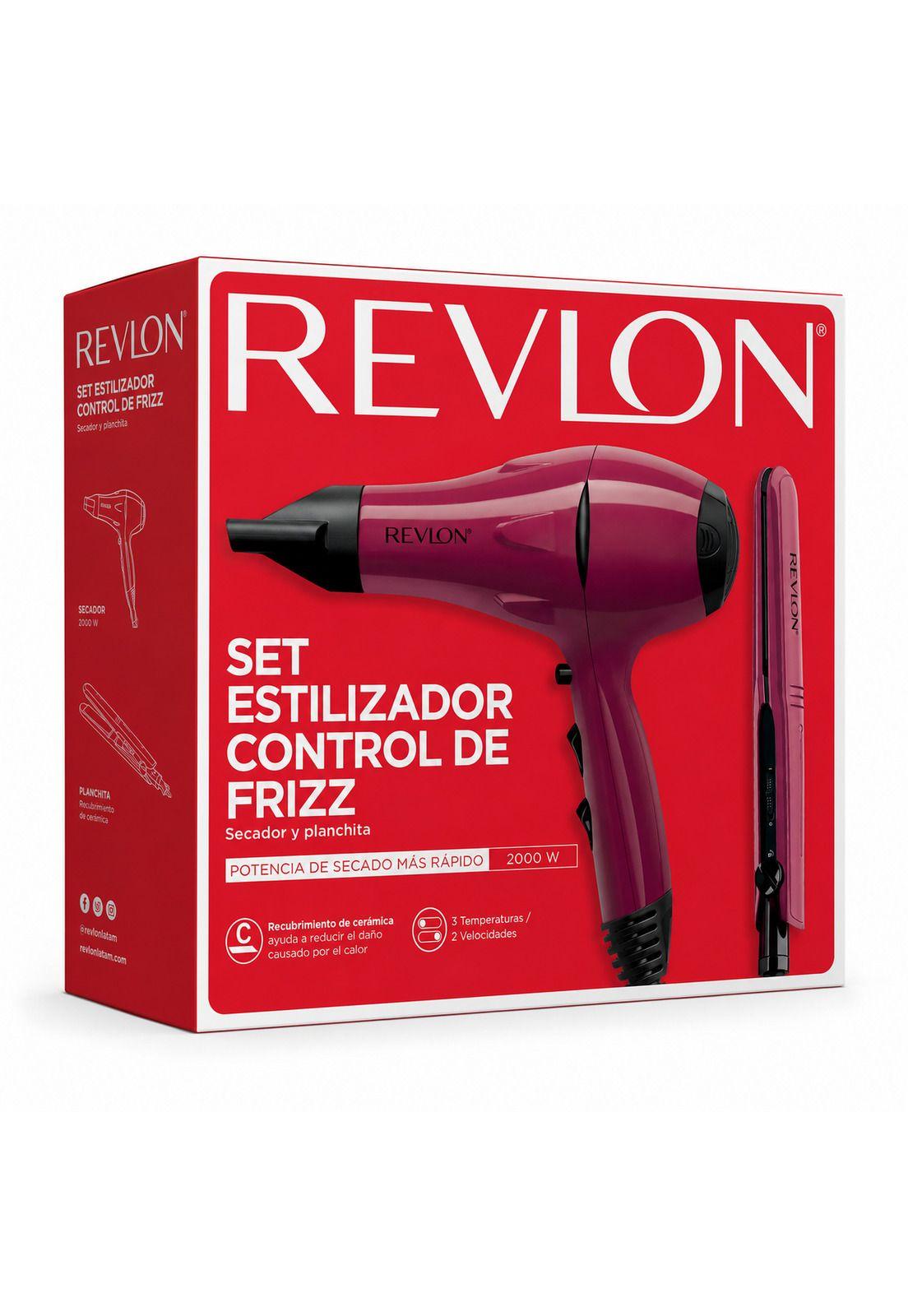 Kit Secador + Alisador de Pelo Revlon Premium Pack Ceramic-1