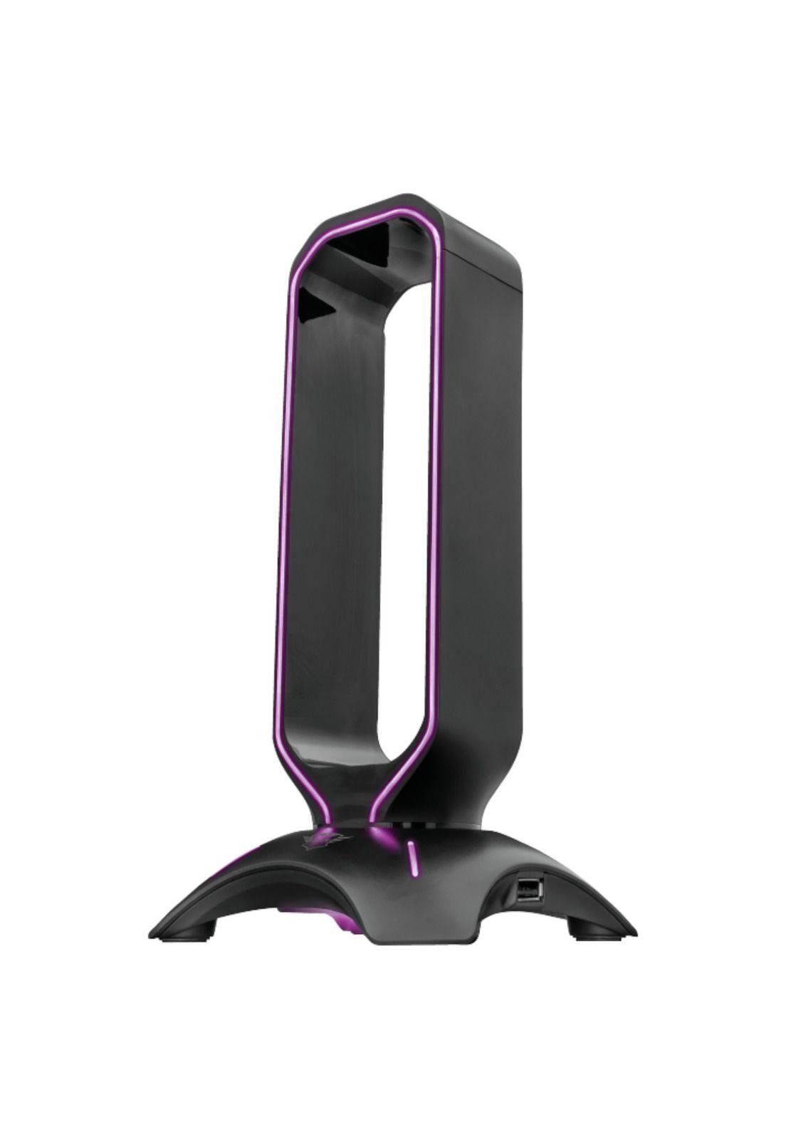 Soporte Stand Gamer RGB para Audífonos Trust Gxt 265 + HUB-5