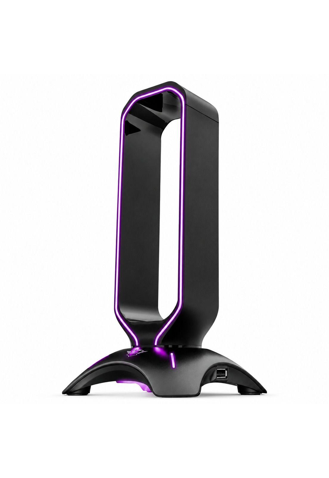Soporte Stand Gamer RGB para Audífonos Trust Gxt 265 + HUB-4