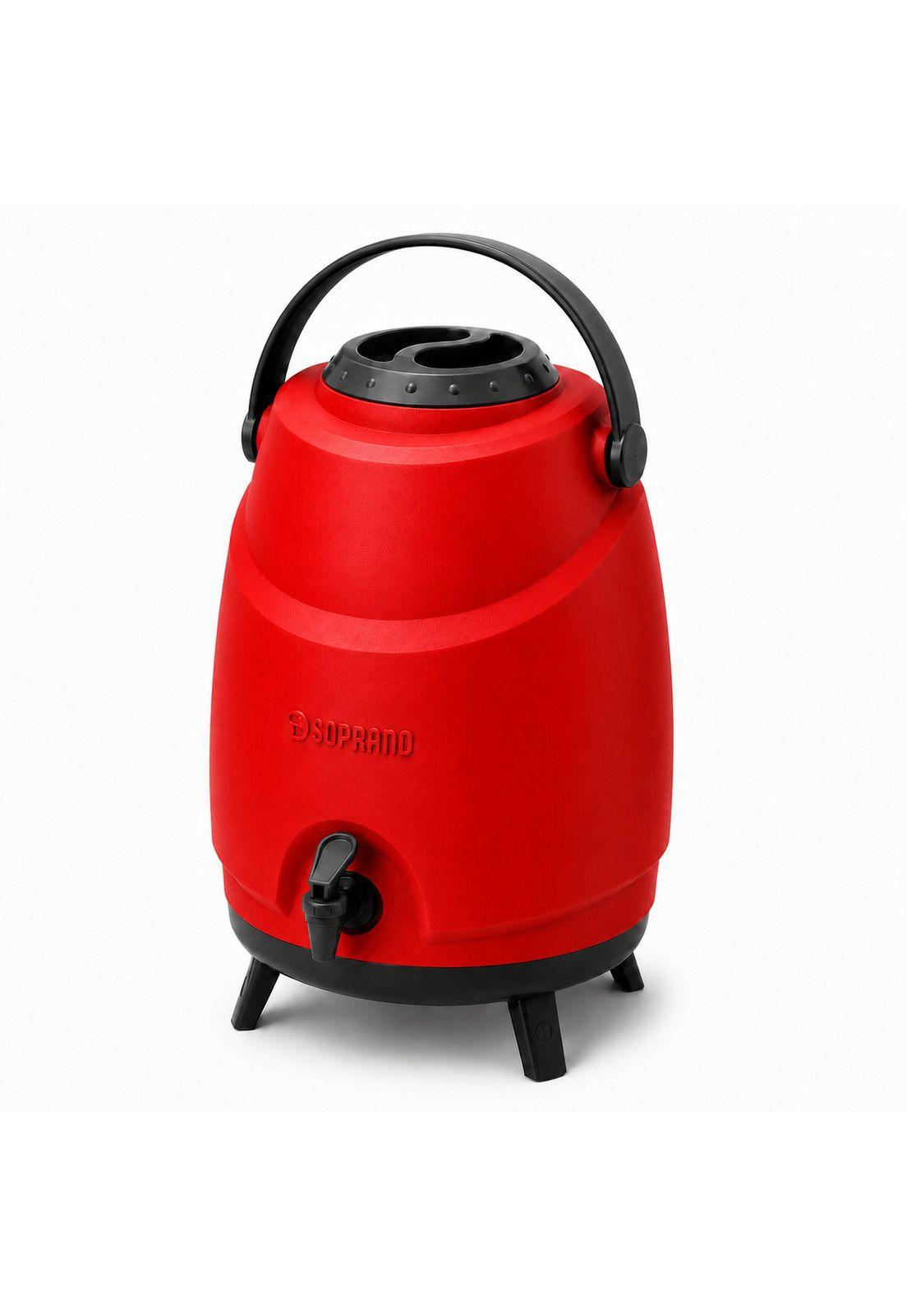 Maxi Termo 12 Litros Soprano Rojo para Agua Fria y Caliente-2