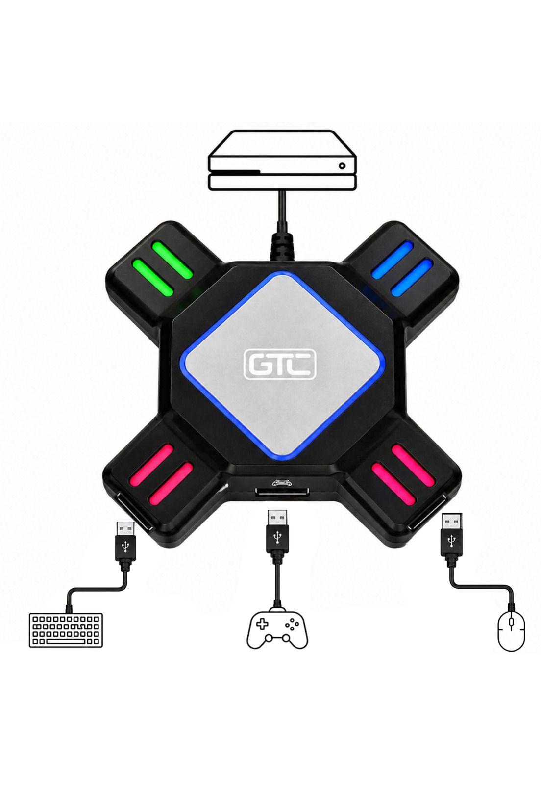 Hub Adaptador de Consolas para Teclado-Mouse Multiplataforma-4