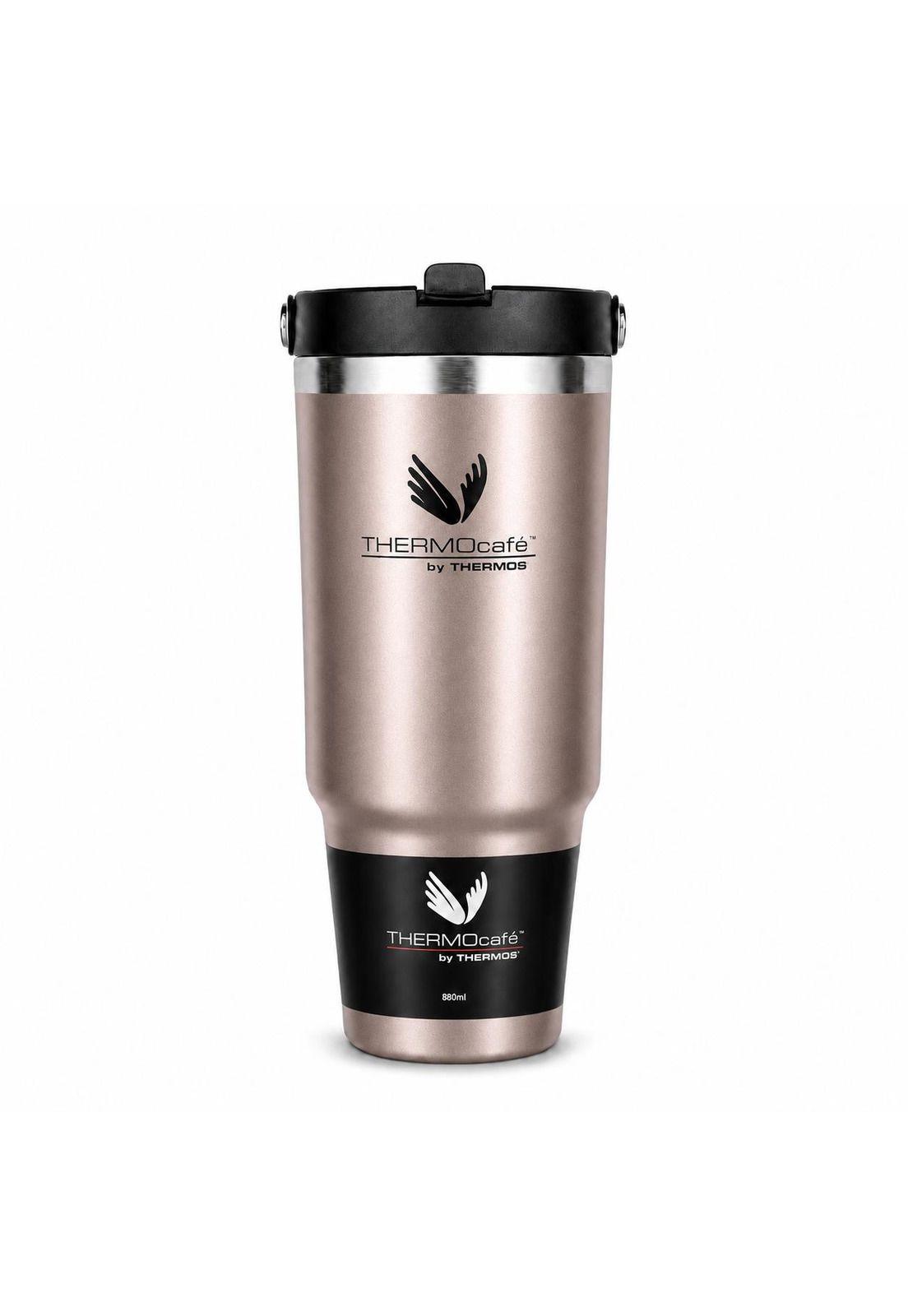 Vaso Térmico MUG Inox para Liquidos Frios 880ML Rose Gold-1