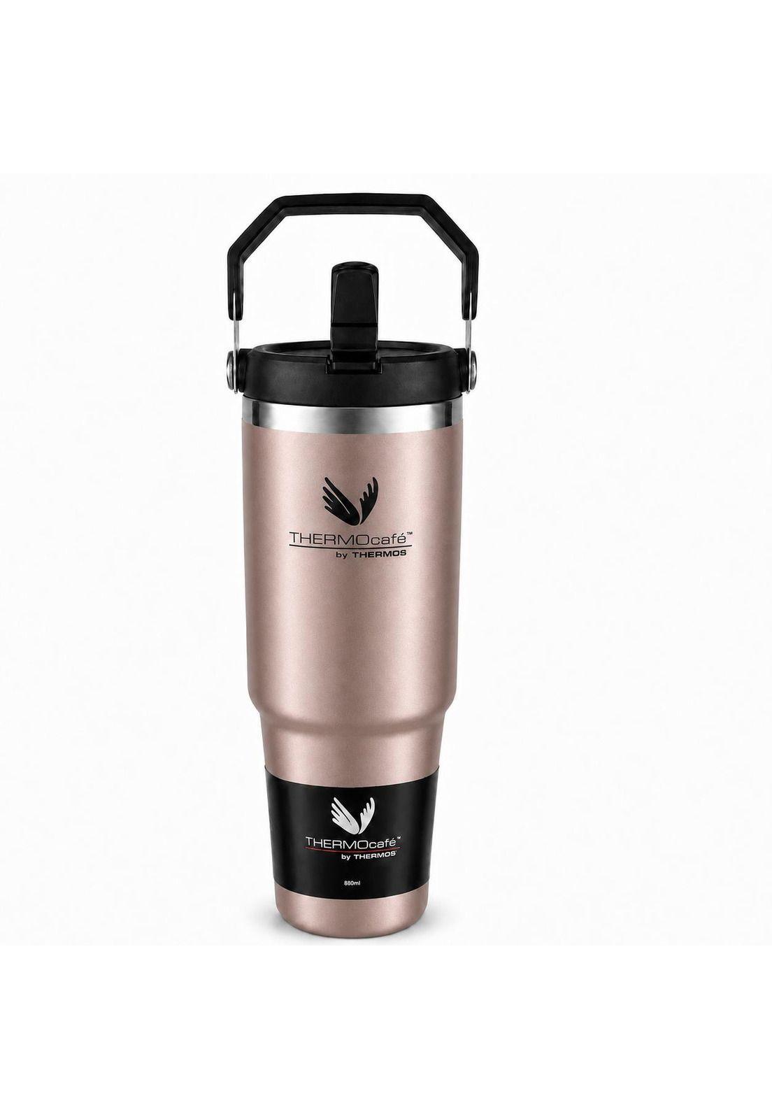 Vaso Térmico MUG Inox para Liquidos Frios 880ML Rose Gold-3