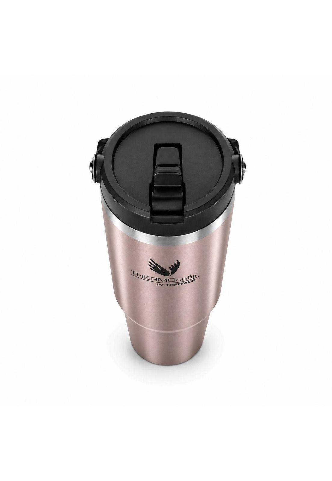 Vaso Térmico MUG Inox para Liquidos Frios 880ML Rose Gold-4