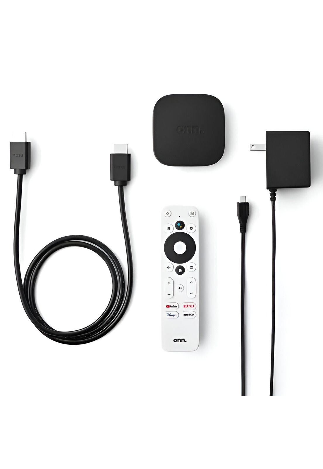 Android Google TV 4K UHD Chromecast + Control Remoto ONN-9