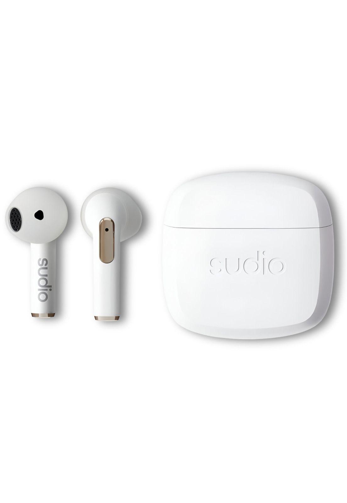 Audifonos Sudio Earphones N2 TWS White Premium Edition IPX-3