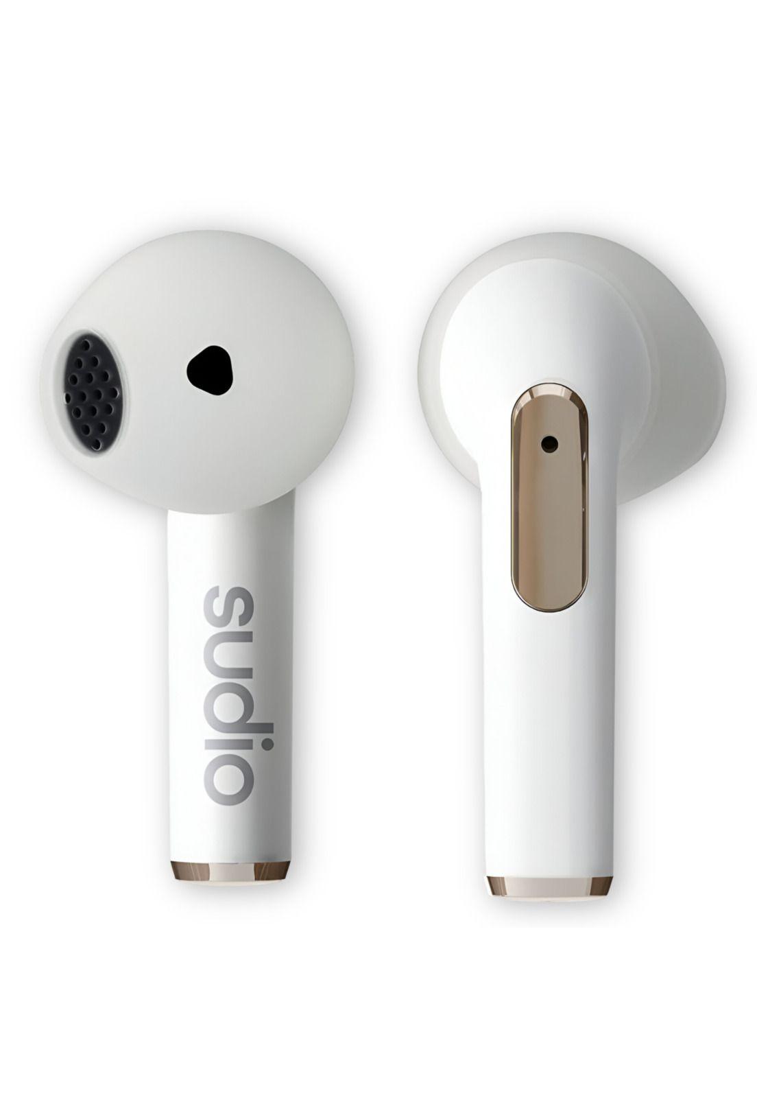 Audifonos Sudio Earphones N2 TWS White Premium Edition IPX-4