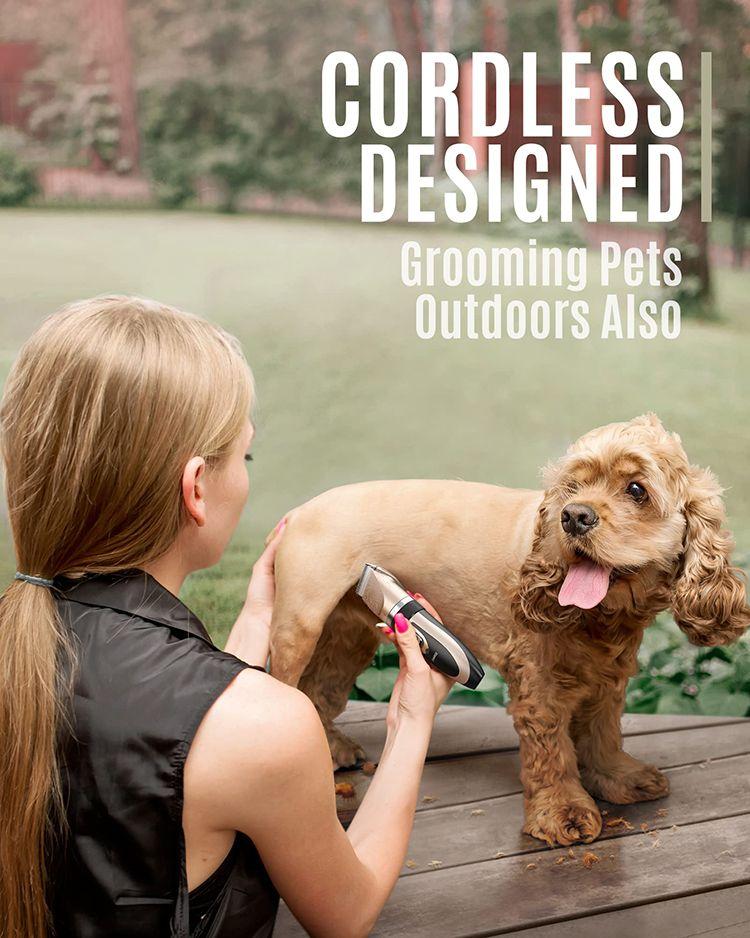 Cortadora de Pelo para Perros y Gatos con Accesorios DBG013-10