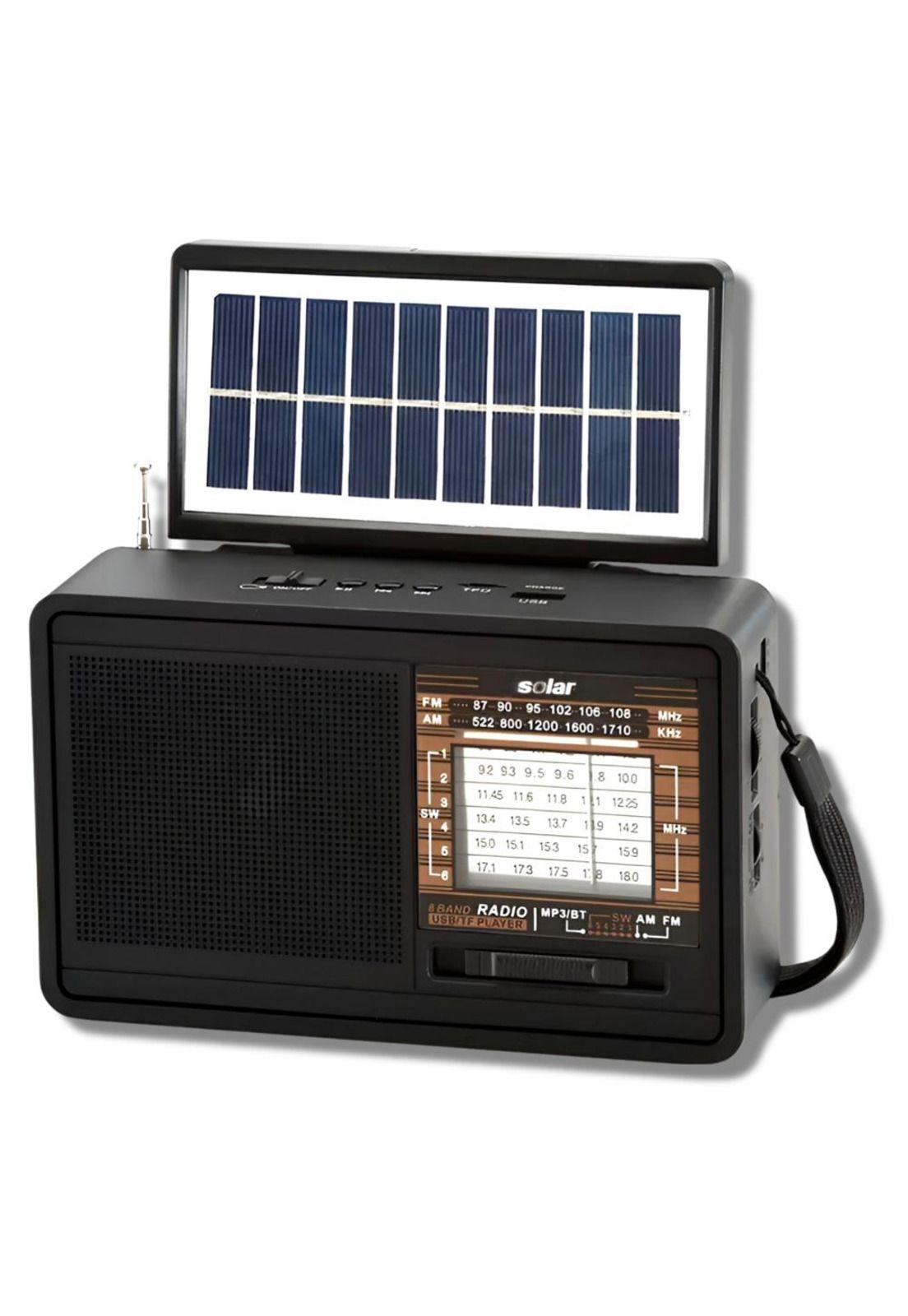 Radio Solar AM y FM Multibandas con Bluetooth IRT RPSOLAR-0