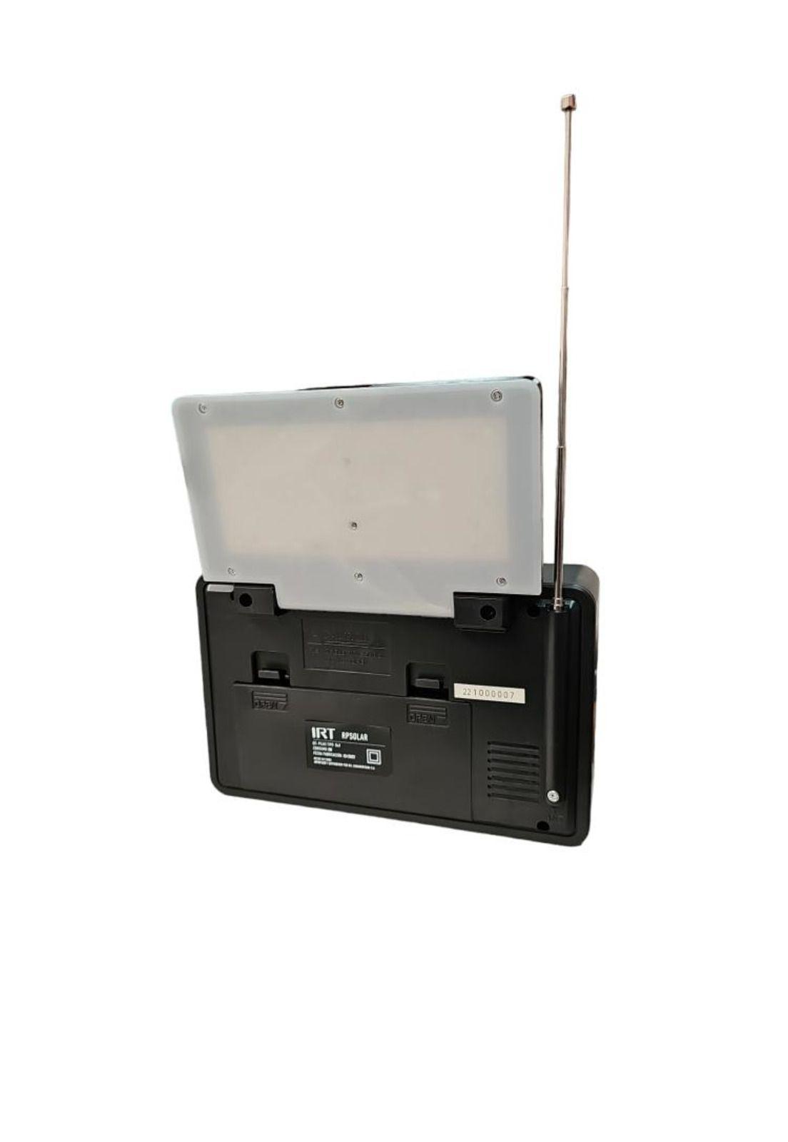 Radio Solar AM y FM Multibandas con Bluetooth IRT RPSOLAR-6
