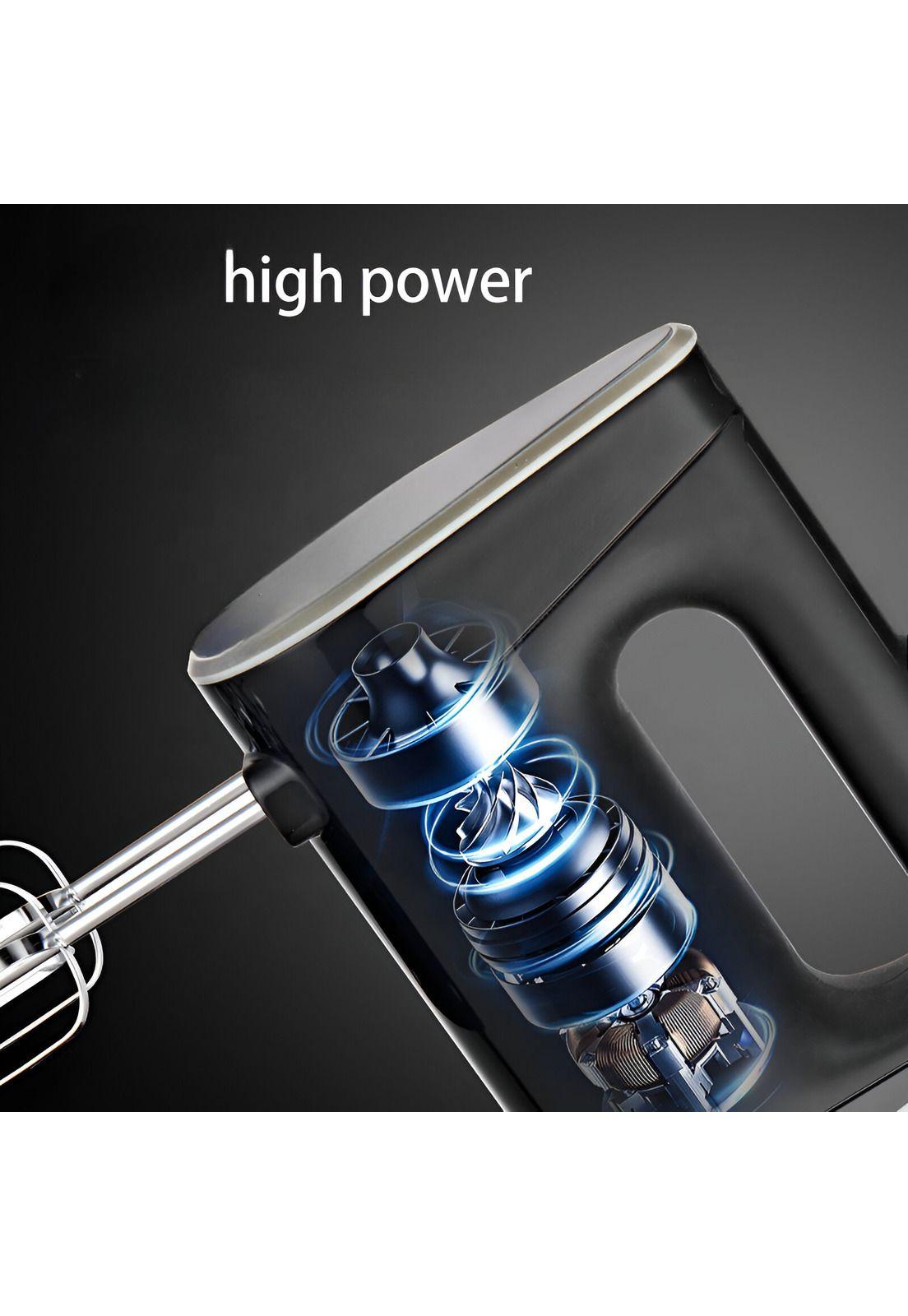 Batidora de Mano Power Mixer 500W de 5 Velocidades + Turbo-4