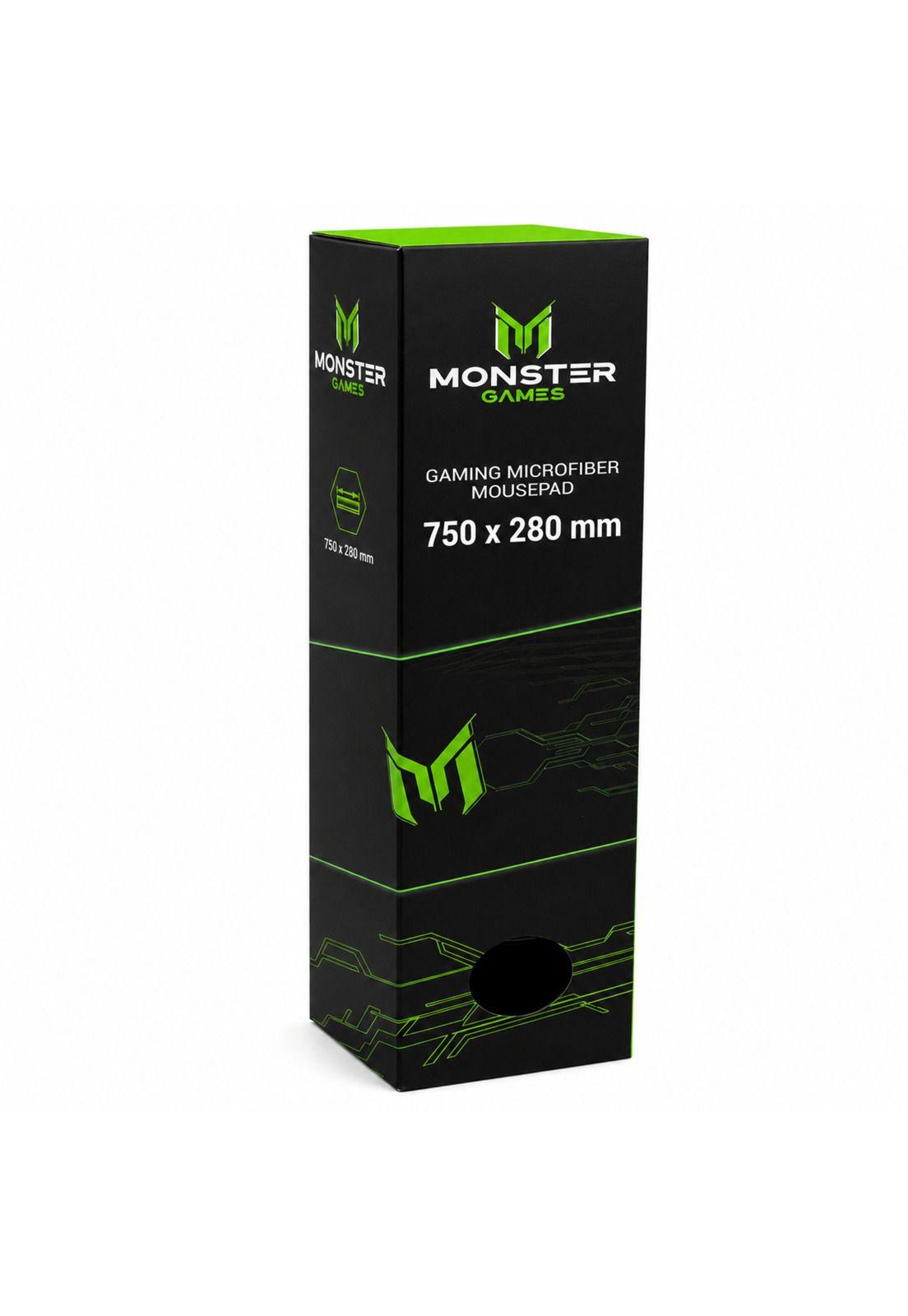 Pad Mouse Gamer XXL Antideslizante 750x28x3mm Monster PA348-7