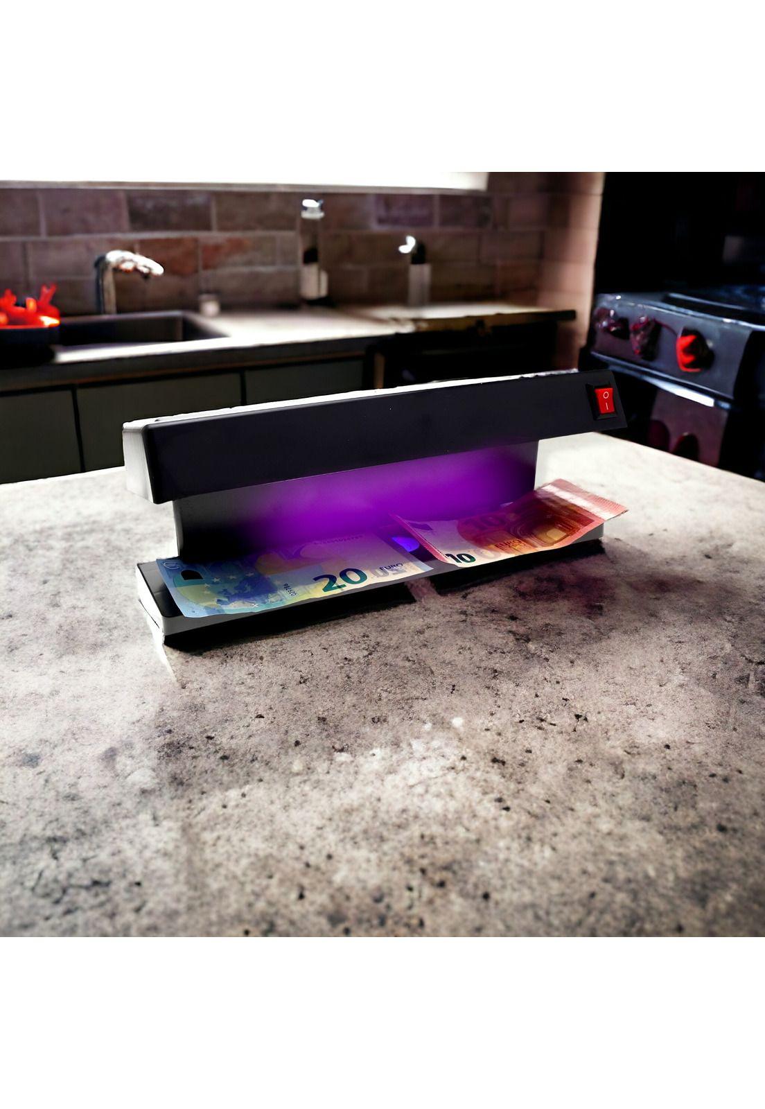 Detector De Billetes Falsos con Doble Luz Ultra Violeta 6W-8