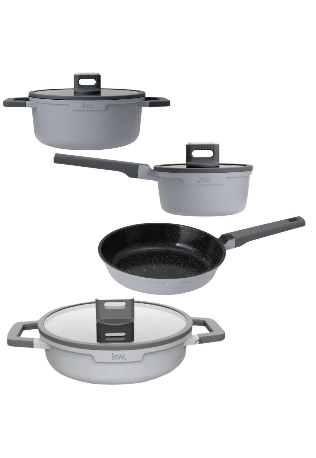 Pack Batería de Cocina Profesional KW Forged Aluminum Gray-2