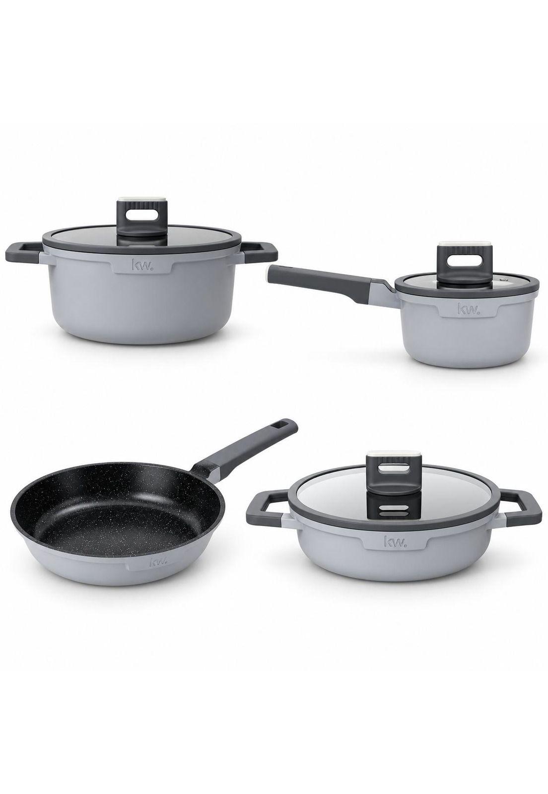Pack Batería de Cocina Profesional KW Forged Aluminum Ceramic / Gray-8