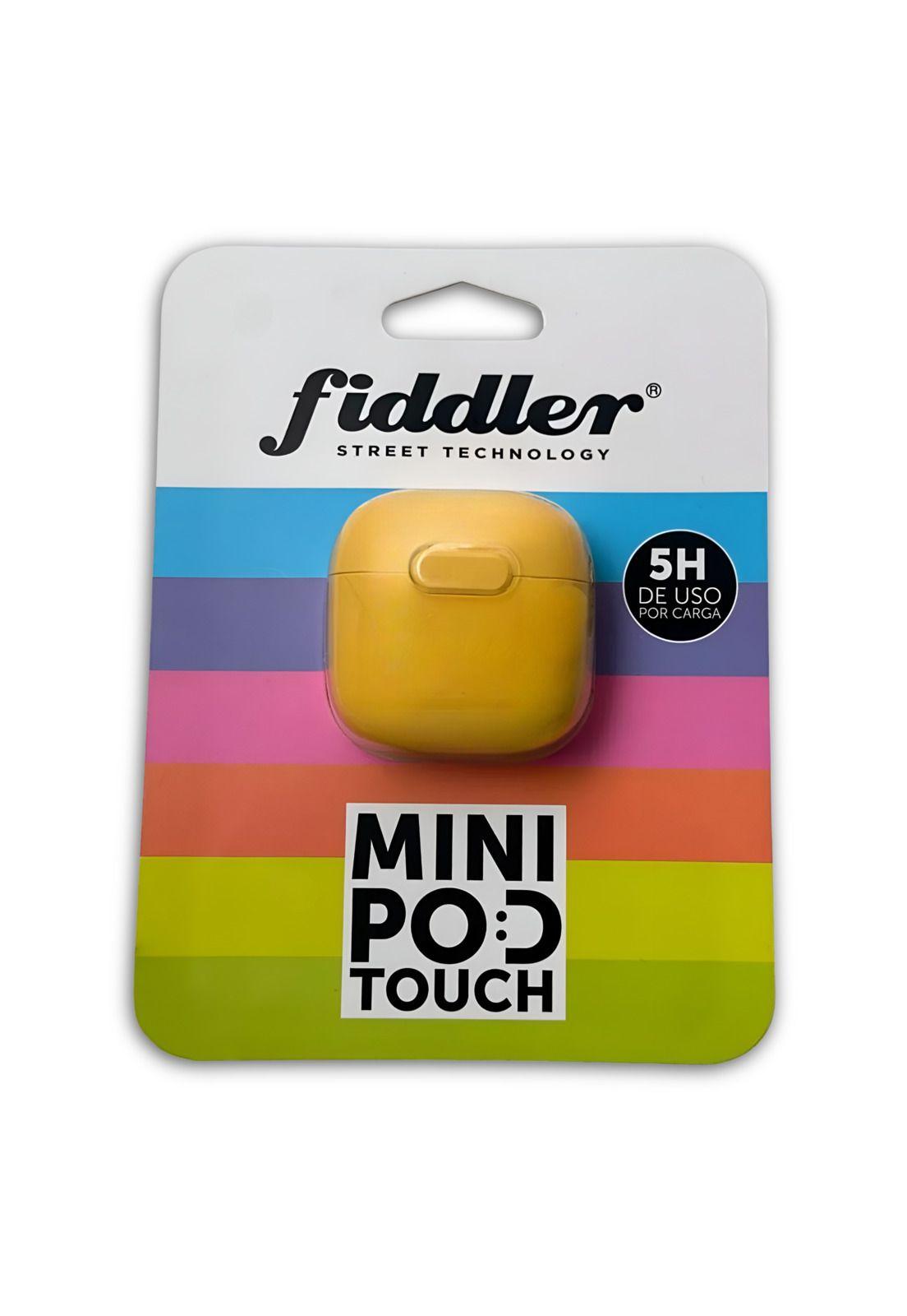 Audifonos In Ear Bluetooth Fiddler Mini Amarillo Android IOS-1